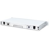 Digitus Scatola di giunzione fibra ottica, equipaggiata, LC, OS2 grigio