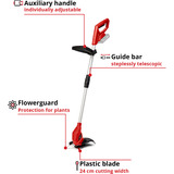 EINHELL GC-CT 18/24 Li-Solo, Tagliabordi rosso/Nero