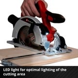 EINHELL Sega circolare a batteria Power X-Change TE-CS 18/165-1 Li-Solo, 18Volt rosso/Nero