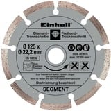 EINHELL TE-AG 125/750 Kit smerigliatrice angolare 12,5 cm 11000 Giri/min 750 W 2,1 kg rosso/Nero, 11000 Giri/min, 12,5 cm, AC, 2,1 kg