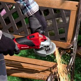 EINHELL TE-AG 125/750 Kit smerigliatrice angolare 12,5 cm 11000 Giri/min 750 W 2,1 kg rosso/Nero, 11000 Giri/min, 12,5 cm, AC, 2,1 kg
