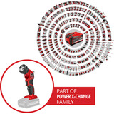 EINHELL TE-CL 18 Li H-Solo Nero, Rosso, Riflettore di costruzione rosso/Nero, Nero, Rosso