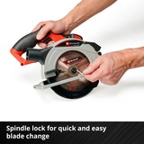 EINHELL TE-CS 18/165-1 Li-Solo, Sega circolare rosso/Nero