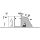 Easy Camp 120498 Skarvan 6, Tenda grigio