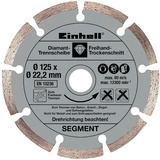 Einhell TE-AG 125/750 Kit smerigliatrice angolare 12,5 cm 11000 Giri/min 750 W 2,1 kg rosso/Nero, 11000 Giri/min, 12,5 cm, AC, 2,1 kg