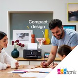 Epson EcoTank ET-2850 Nero, Ad inchiostro, Stampa a colori, 5760 x 1440 DPI, Copia a colori, A4, Nero