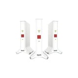 FRITZ! Mesh Set 4200, Ripetitore bianco/Rosso, Mesh Set 4200, Rosso, Bianco, 2x2/4x4, Ripetitore di rete, Potenza, WLAN, Dual-band (2.4 GHz/5 GHz), Wi-Fi 6E (802.11ax)