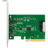 Icy Dock MB409A5 "EXLink" MCIO 8i (SFF-TA-1016) a adattatore PCIe 5.0 x8, Scheda di interfaccia 
