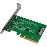 Icy Dock MB409A5 "EXLink" MCIO 8i (SFF-TA-1016) a adattatore PCIe 5.0 x8, Scheda di interfaccia 