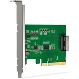 Icy Dock MB409A5 "EXLink" MCIO 8i (SFF-TA-1016) a adattatore PCIe 5.0 x8, Scheda di interfaccia 