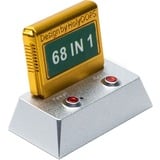 Keychron Keycap artigianale in lega di alluminio per computer, copritasto argento/Oro