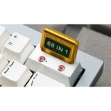 Keychron Keycap artigianale in lega di alluminio per computer, copritasto argento/Oro