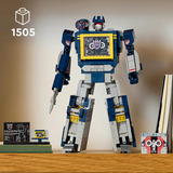 LEGO ICONS 10358 Transformers: Soundwave, Kit Modellismo per Adulti da Esposizione con Mattoncino Sonoro, Set da Collezione, Giochi di costruzione Kit Modellismo per Adulti da Esposizione con Mattoncino Sonoro, Set da Collezione, Set da costruzione, 18 anno/i, Plastica, 1505 pz, 1,78 kg