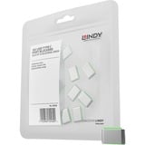 Lindy 40438 clip sicura USB tipo-C Verde 10 pz verde, USB tipo-C, Verde, 10 pz, 10 g