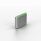 Lindy 40438 clip sicura USB tipo-C Verde 10 pz verde, USB tipo-C, Verde, 10 pz, 10 g