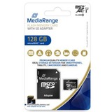 MediaRange MR945 memoria flash 128 GB MicroSDXC UHS-I Classe 10 Nero, 128 GB, MicroSDXC, Classe 10, UHS-I, 80 MB/s, 20 MB/s