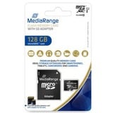 MediaRange MR945 memoria flash 128 GB MicroSDXC UHS-I Classe 10, Scheda di memoria Nero, 128 GB, MicroSDXC, Classe 10, UHS-I, 80 MB/s, 20 MB/s
