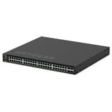 Netgear M4350-48G4XF Gestito L3 Gigabit Ethernet (10/100/1000) Supporto Power over Ethernet (PoE) 1U Nero, Interruttore Gestito, L3, Gigabit Ethernet (10/100/1000), Supporto Power over Ethernet (PoE), Montaggio rack, 1U
