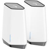Netgear Orbi Pro WiFi 6 Tri-band Mesh System (SXK80) Banda tripla (2.4 GHz/5 GHz/5 GHz) Wi-Fi 6 (802.11ax) Grigio, Bianco 9 Interno, Router di rete bianco, Grigio, Bianco, Interno, Potenza, Banda tripla (2.4 GHz/5 GHz/5 GHz), Wi-Fi 6 (802.11ax), 802.11a, 802.11b, 802.11g, Wi-Fi 4 (802.11n), Wi-Fi 5 (802.11ac), Wi-Fi 6 (802.11ax)