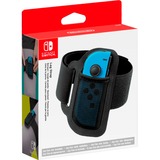 Nintendo Leg Strap Fibra di cotone, Elastan, Nylon, Poliestere Nero Nero, Leg strap, Nintendo, Nero, Fibra di cotone, Elastan, Nylon, Poliestere, Nintendo Switch, Nintendo Switch Lite, Nintendo Switch OLED, 113 mm