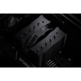 Noctua NH-D15S chromax.black Processore Refrigeratore 14 cm Nero 1 pz Nero, Refrigeratore, 14 cm, 300 Giri/min, 1500 Giri/min, 24,6 dB, 140,2 m³/h