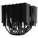 Noctua NH-D15S chromax.black Processore Refrigeratore 14 cm Nero 1 pz, raffreddamento CPU  Nero, Refrigeratore, 14 cm, 300 Giri/min, 1500 Giri/min, 24,6 dB, 140,2 m³/h