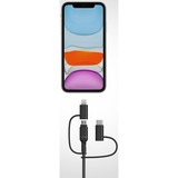 Otterbox Cavo USB 2.0, connettore USB-A > connettori Micro-USB + USB-C + Lightning Nero