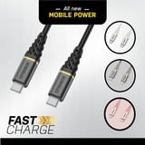 Otterbox Cavo USB 2.0, connettore USB-C > connettore USB-C bianco