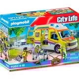 PLAYMOBIL City Life - Ambulanza con luci e suoni, Giochi di costruzione 