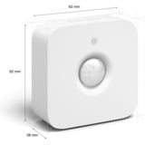 Philips Hue Motion Sensor, Rilevatore di movimento bianco, Philips Hue Motion Sensor, Wireless, ZigBee, Bianco, Libera installazione, Interno, Plastica