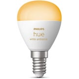 Philips Hue White Ambiance E14 - Lampada Intelligente a Goccia - 470, Lampada a LED 