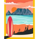 Ravensburger CreArt - Tramonto sulla spiaggia, Vernice 