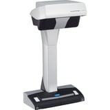 Ricoh ScanSnap SV600 Scanner aereo 285 x 218 DPI A3 Nero, Bianco 432 x 300 mm, 285 x 218 DPI, Scala di grigio, Monocromatico, Scanner aereo, Nero, Bianco, CCD