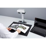 Ricoh ScanSnap SV600 Scanner aereo 285 x 218 DPI A3 Nero, Bianco 432 x 300 mm, 285 x 218 DPI, Scala di grigio, Monocromatico, Scanner aereo, Nero, Bianco, CCD