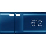 SAMSUNG MUF-512DA unità flash USB 512 GB USB tipo-C 3.2 Gen 1 (3.1 Gen 1) Blu, Chiavetta USB blu, 512 GB, USB tipo-C, 3.2 Gen 1 (3.1 Gen 1), 400 MB/s, Cuffia, Blu