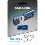 SAMSUNG MUF-512DA unità flash USB 512 GB USB tipo-C 3.2 Gen 1 (3.1 Gen 1) Blu, Chiavetta USB blu, 512 GB, USB tipo-C, 3.2 Gen 1 (3.1 Gen 1), 400 MB/s, Cuffia, Blu