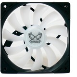 Scythe KF1225FD18AR-P sistema di raffreddamento per computer Case per computer Ventilatore 12 cm Nero, Bianco 1 pz Nero/trasparente, Ventilatore, 12 cm, 4 dB, 35 dB, Nero, Bianco