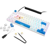 Sharkoon SKILLER SGK50 S3 PBT, Tastiera da gioco bianco/Blu chiaro