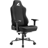 Sharkoon SKILLER SGS40 Fabric Seduta imbottita Schienale imbottito, Sedili di gioco Nero, Seduta imbottita, Schienale imbottito, Nero, Nero, Tessuto, Schiuma, Tessuto, Schiuma