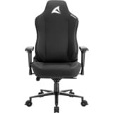 Sharkoon SKILLER SGS40 Fabric Seduta imbottita Schienale imbottito, Sedili di gioco Nero, Seduta imbottita, Schienale imbottito, Nero, Nero, Tessuto, Schiuma, Tessuto, Schiuma