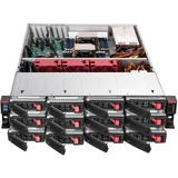 SilverStone RM22-312 Box esterno HDD/SSD Acciaio inossidabile 2.5/3.5" Nero, Box esterno HDD/SSD, 2.5/3.5", SAS, SAS-2, SAS-3, SATA, Seriale ATA II, Serial ATA III, 12 Gbit/s, Hot-swap, Acciaio inossidabile