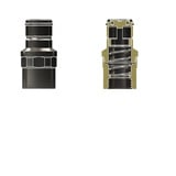 Thermal Grizzly DeltaMate Quick Disconnect, Connessione argento lucido/nichel