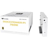 Thermaltake Dockpower FI 750W Neve, Alimentatore PC bianco