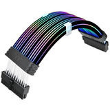 Thermaltake Mod ARGB Black Cable 24Pin, Gestione dei cavi Nero