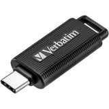Verbatim Store 'n' Go unità flash USB 128 GB USB tipo-C 3.2 Gen 1 (3.1 Gen 1) Nero, Chiavetta USB Nero/grigio, 128 GB, USB tipo-C, 3.2 Gen 1 (3.1 Gen 1), Lamina di scorrimento, 4 g, Nero
