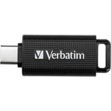 Verbatim Store 'n' Go unità flash USB 128 GB USB tipo-C 3.2 Gen 1 (3.1 Gen 1) Nero, Chiavetta USB Nero/grigio, 128 GB, USB tipo-C, 3.2 Gen 1 (3.1 Gen 1), Lamina di scorrimento, 4 g, Nero