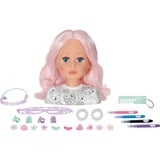 ZAPF Creation BABY born Styling Head Artist, Testina per trucco/acconciature BABY born Styling Head Artist, Testa di bambola per trucco/acconciatura, Femmina, 3 anno/i, Multicolore