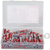 fischer Profi-Box DuoPower, Tassello grigio chiaro/Rosso