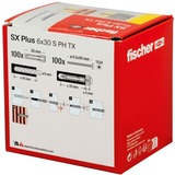 fischer SX Plus 6x30 PH TX, 567935, Tassello grigio chiaro