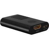 goobay Amplificatore di segnale HDMI 4K @ 60Hz, Estensione HDMI Nero